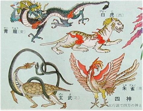 青龍白虎玄武朱雀|四大神獸(四神獸):起源,青龍,來歷,地名,年號,區別,白虎,來歷,象徵,。